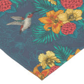 Tropenbuket und Kolibris Kurzer Tischläufer (Ecke)