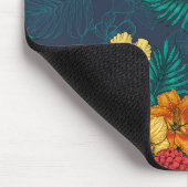 Tropenbuket und Kolibris Mousepad (Ecke)