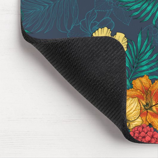 Tropenbuket und Kolibris Mousepad (Ecke)