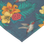 Tropenbuket und Kolibris Tischdecke (Schrägansicht)