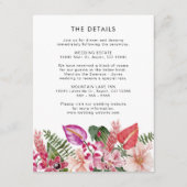 Tropendetails Begleitkarte (Vorderseite)