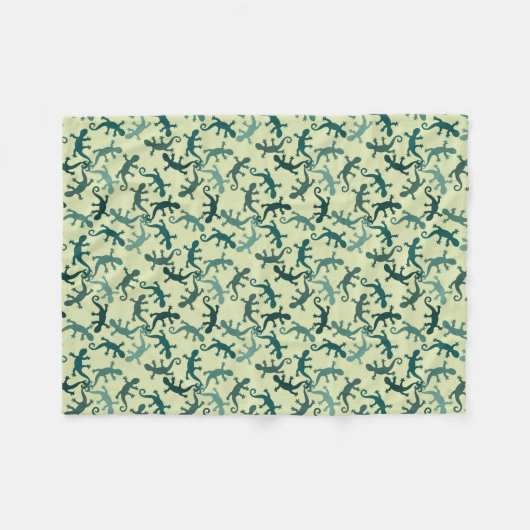 Tropenechse Fleecedecke (Vorderseite (Horizontal))