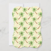 Tropenfarben-Flip-Flops-Brautparty Einladung (Rückseite)