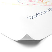 Tropenfarben-Quallen Motivierend Poster (Ecke)