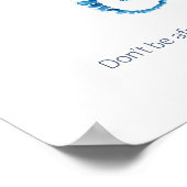 Tropenfarben-Seepferd Motivierend Poster (Ecke)