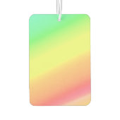 Tropenfarben und Phantastische Silhouette Athlete Autolufterfrischer (Rückseite)