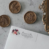 Tropenfarbene Sommer-Rücksendeadresse