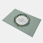 Tropenfarbene Wohngestaltung Fußmatte (Schrägansicht)