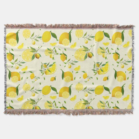 Tropenfarbene Zitrusfrüchte SOMMER Orangenlemon Sl Decke (Vorderseite)