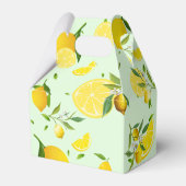 Tropenfarbene Zitrusfrüchte SOMMER Orangenlemon Sl Geschenkschachtel (Rückseite)