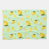 Tropenfarbene Zitrusfrüchte SOMMER Orangenlemon Sl Geschirrtuch (Horizontal)