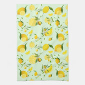 Tropenfarbene Zitrusfrüchte SOMMER Orangenlemon Sl Geschirrtuch (Vertikal)