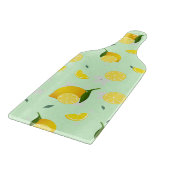 Tropenfarbene Zitrusfrüchte SOMMER Orangenlemon Sl Schneidebrett (Ecke)