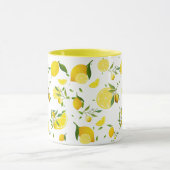 Tropenfarbene Zitrusfrüchte SOMMER Orangenlemon Sl Tasse (Zentrum)