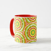 Tropenfarbene Zitrusfrüchte SOMMER Orangenlemon Sl Tasse (Vorderseite Links)