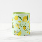 Tropenfarbene Zitrusfrüchte SOMMER Orangenlemon Sl Tasse (Zentrum)