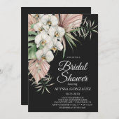 Tropenfarbenes Brautparty Einladung (Vorne/Hinten)