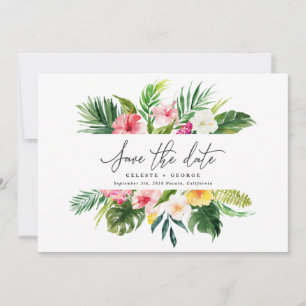 Tropenfarbenflora Save the Date