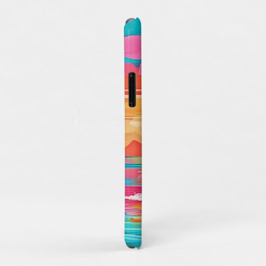 Tropenfarbenglanz - Sonnenuntergang Case-Mate iPhone Hülle (Hinten/Rechts)