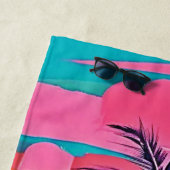 Tropenfarbenglanz - Sonnenuntergang Strandtuch (Beispiel)