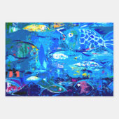 Tropenfischwaschpapier Geschenkpapier Set (Vorderseite 3)