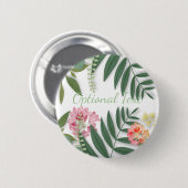 Tropenfloral Button (Vorne & Hinten)
