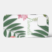 Tropenfloral Case-Mate iPhone Hülle (Rückseite (Horizontal))
