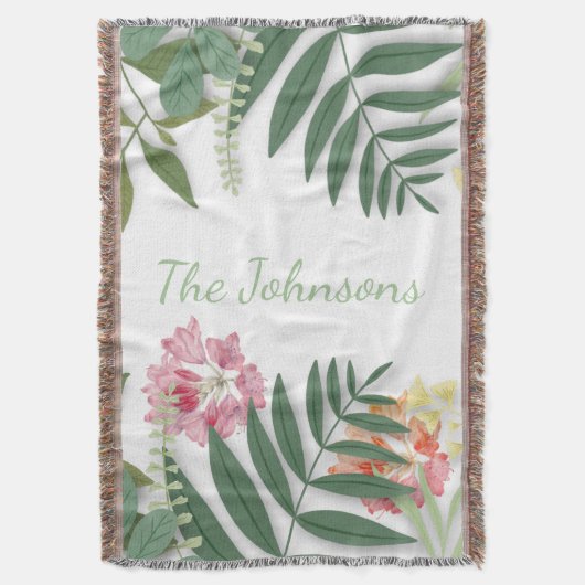 Tropenfloral Decke (Vorderseite Vertikal)