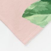 Tropenfloral Fleecedecke (Ecke)