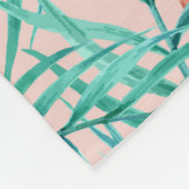 Tropenfloral Fleecedecke (Ecke)