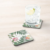 Tropenfloral Getränkeuntersetzer (Rechte Seite)