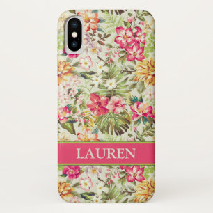 Tropenfloral Hawaii PERSONALISIERT Case-Mate iPhone Hülle