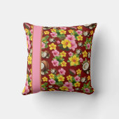 Tropenfloral Kissen (Rückseite)