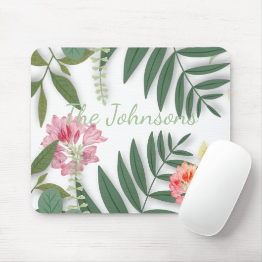 Tropenfloral Mousepad (Mit Mouse)