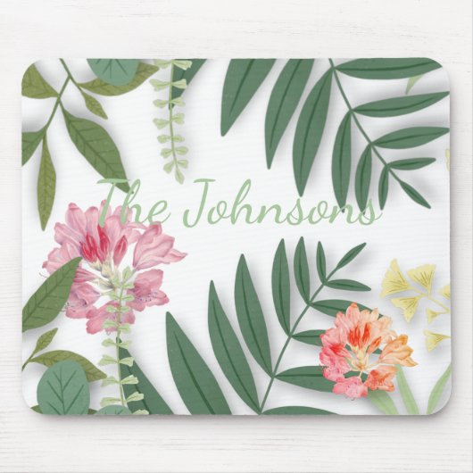 Tropenfloral Mousepad (Vorne)