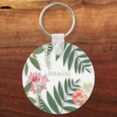 Tropenfloral Schlüsselanhänger (Vorderseite)