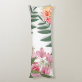 Tropenfloral Seitenschläferkissen (Rückseite (Vertikal))