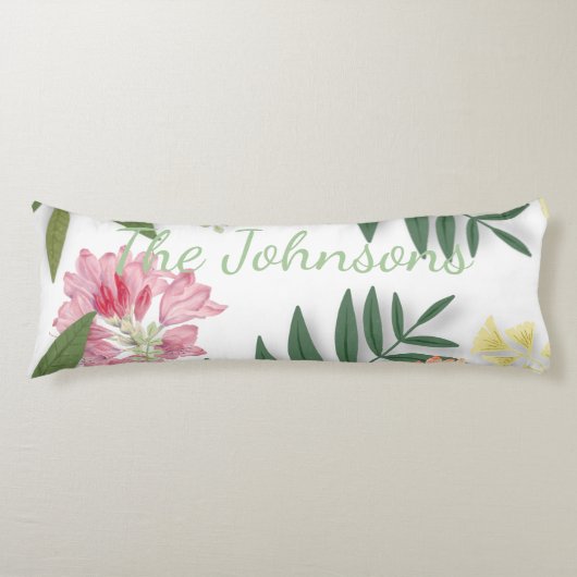 Tropenfloral Seitenschläferkissen (Vorderseite)