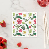 Tropenfloral Serviette (Beispiel)