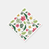 Tropenfloral Serviette (Ecke)