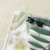 Tropenfloral Strandtuch (Beispiel)