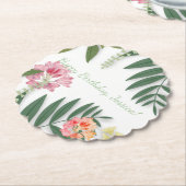Tropenfloral Untersetzer (angewinkelt)