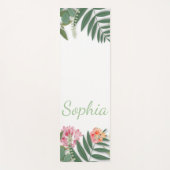 Tropenfloral Yogamatte (Vorderseite)