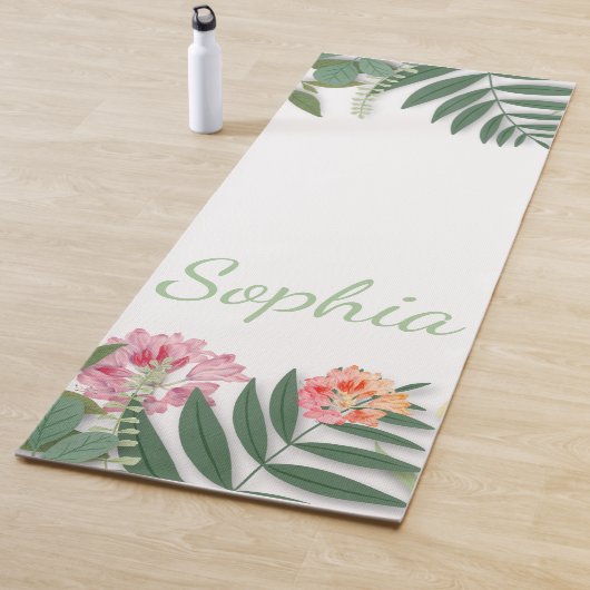 Tropenfloral Yogamatte (Beispiel)