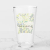 Tropenflorentumbler Glas (Rückseite)