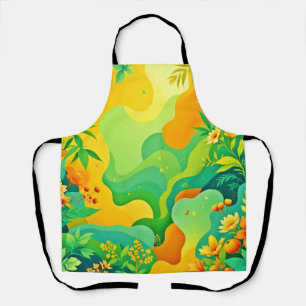 Tropenfolien Abstrakt Schürze