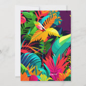 Tropenfolien Einladung (Rückseite)