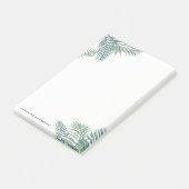 Tropenfolien Personalisiert Post-it Klebezettel (angewinkelt)