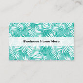 Tropenfolien Visitenkarte (Vorderseite)