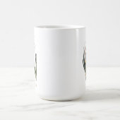 Tropenfolienmonogramm-Buchstaben "N" Personalisier Kaffeetasse (Mittel)